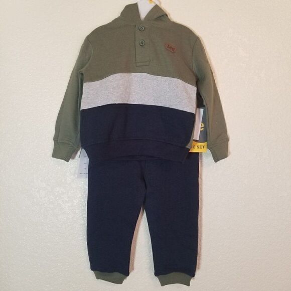 Lee Boy's 3 Piece Set  Hoodie, Tee & Joggers (12M) - Picture 1 of 8